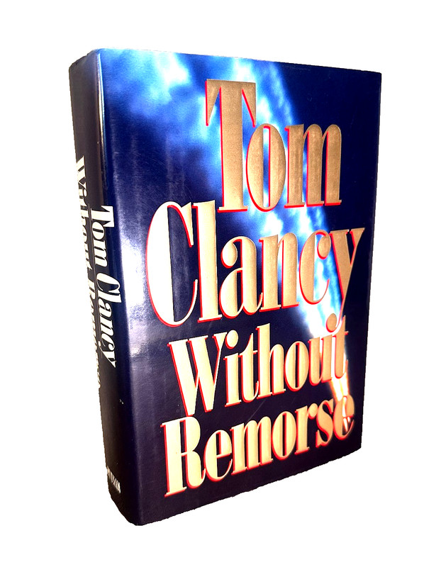 Without Remorse Hardcover 1993 Tom Clancy Techno Thriller Military Fiction G.P.