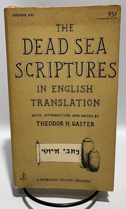 The Dead Sea Scriptures in English Translation, 1956 Doubleday Anchor Book