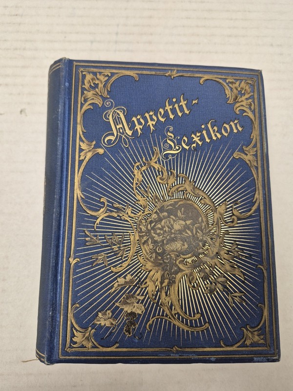 Appetit Lexikon German Alphabetical Culinary Dictionary 1894 Habs Rosner HC