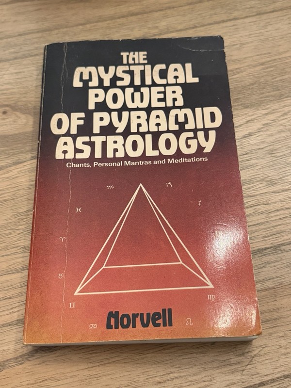 The Mystical Power of Pyramid Astrology Anthony Norvell 1980 Occult PB