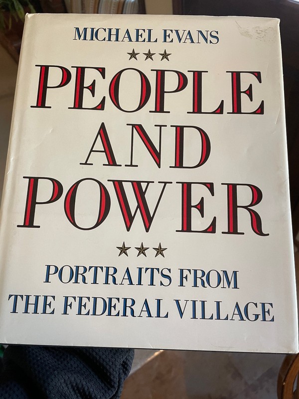 SIGNED Autograph by Donald Rumsfeld in book «People and Power» 1985 HC