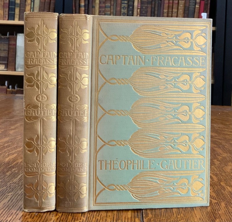 1900 Captain Fracasse Theophile Gautier Signed Deco Binding by Amy Maria Sacker