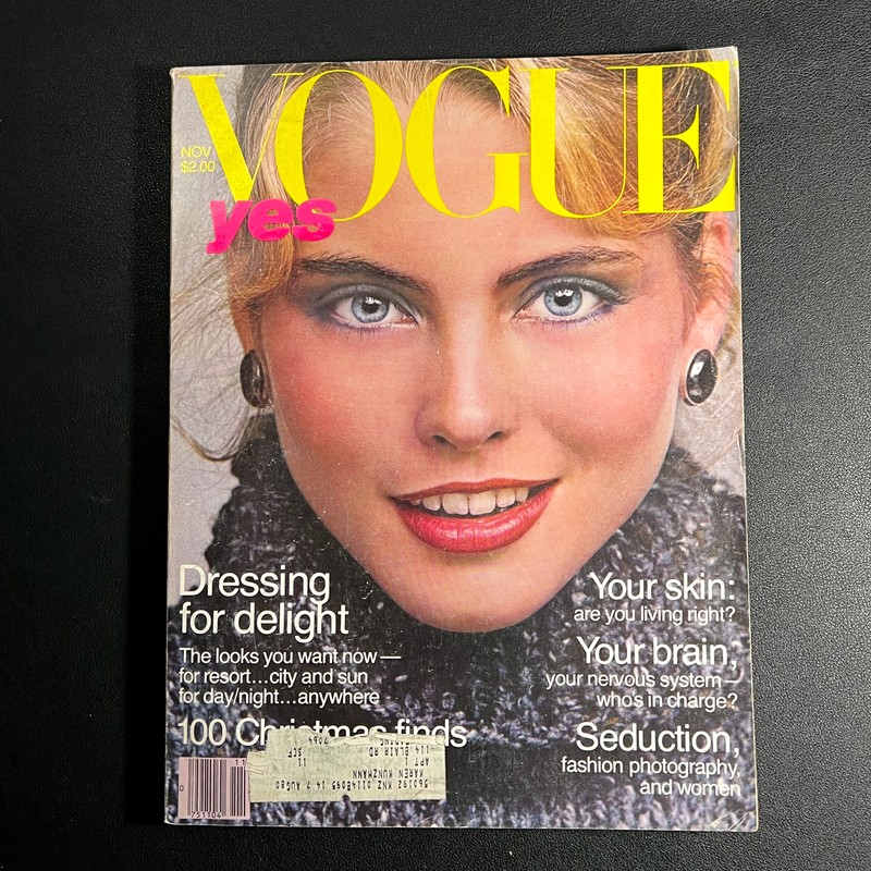 Vtg Vogue US Magazine November 1979 Gia Carangi Catherine Oxenberg 408 Pages!