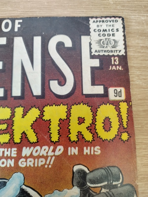 Tales Of Suspense #13 ELEKTRO January 1961, Jack Kirby/ Steve Ditko gallery