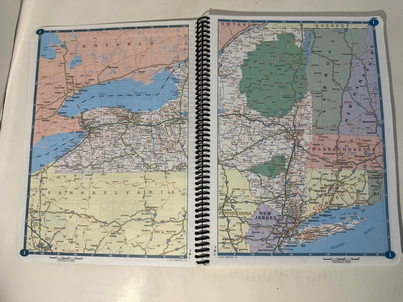 New York State Road Atlas 2012 JIMAPCO Street Guide Syracuse NY Road Map gallery