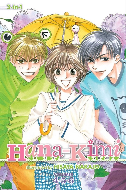 Hana-Kimi (3-in-1 Edition), Vol. 2: Includes vols. 4, 5 & 6 by Hisaya Nakajo (En