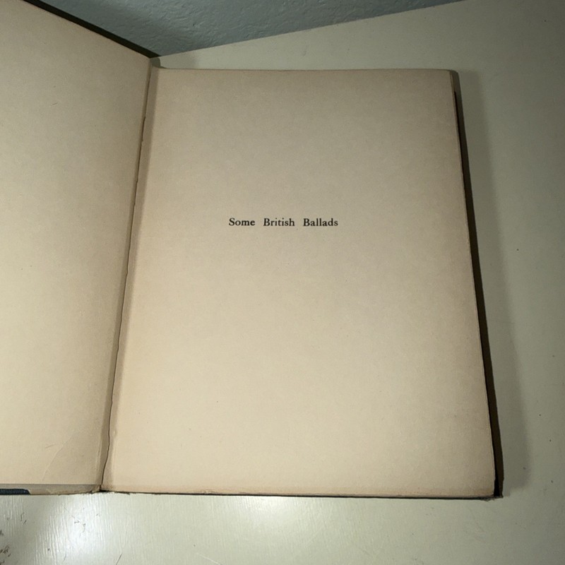 Some British Ballads Illustrated By Arthur Rackham 1st Edition Undated c1919 gallery