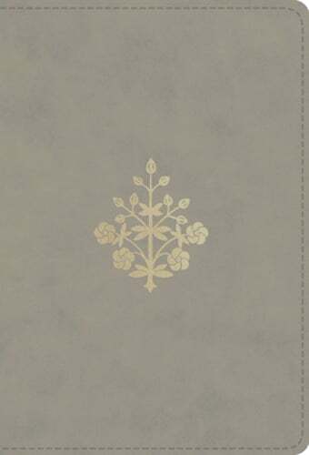 ESV Large Print Compact Bible, Red Letter (Trutone, Stone, Branch Design): New