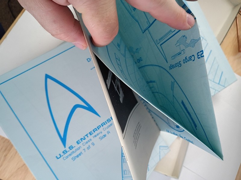 FASA Star Trek The Roleplaying Game USS ENTERPRISE 15MM Deck Plans RPG gallery