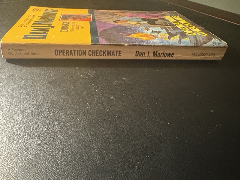 Drake Operation Checkmate Dan J Marlowe Gold Medal Pulp Crime Paperback 1972 gallery