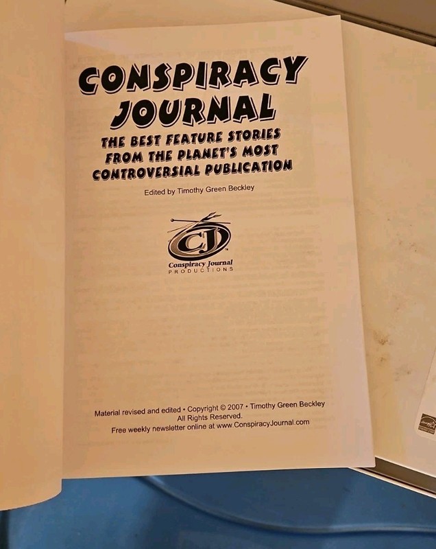 CONSPIRACY JOURNAL: TALES OF THE UNKNOWN & UNEXPLAINED! By Commander X & Sean gallery