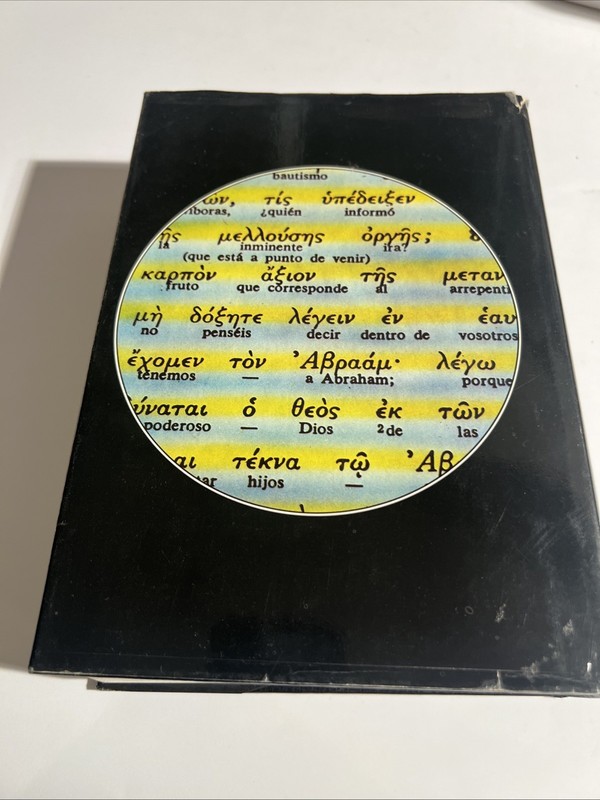 NUEVO TESTAMENTO INTERLINEAL GRIEGO-ESPANOL (SPANISH By Francisco Lacueva VG gallery