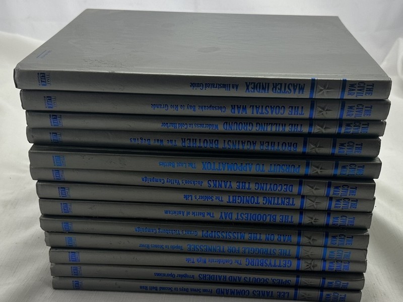 13 Civil War Time Life Books History Military Books in Good Condition FREE SHIP