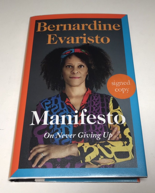 Bernardine Evaristo – Manifesto. Hamish Hamilton – 2021. Signed 1st/1st VG+/ VG+