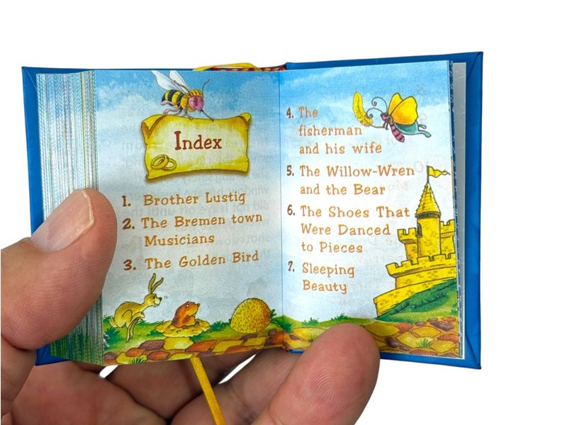 new Children's Tales Vol I full color illustrated miniature book hardbound gallery