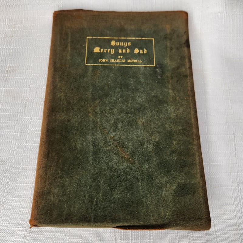 Songs Merry And Sad 1906 By John Charles Mcneill Soft Leather Bound
