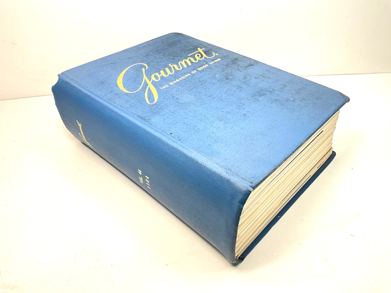 GOURMET Magazine 1984 Vol 44 Hardcover Bound JAN-DEC 12 Issues w/Recipe Index