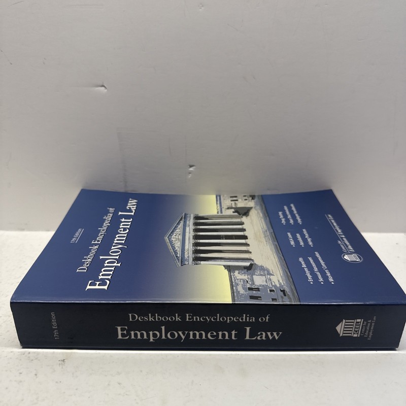 Deskbook Encyclopedia of Public Employment Law 2009 Paperback 17th Edition gallery