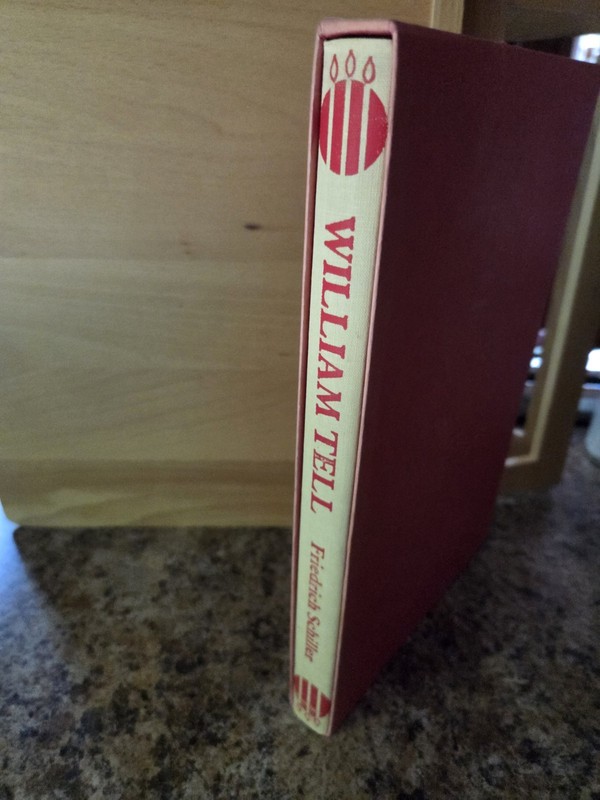 William Tell by Frederich Schiller Heritage press slipcase