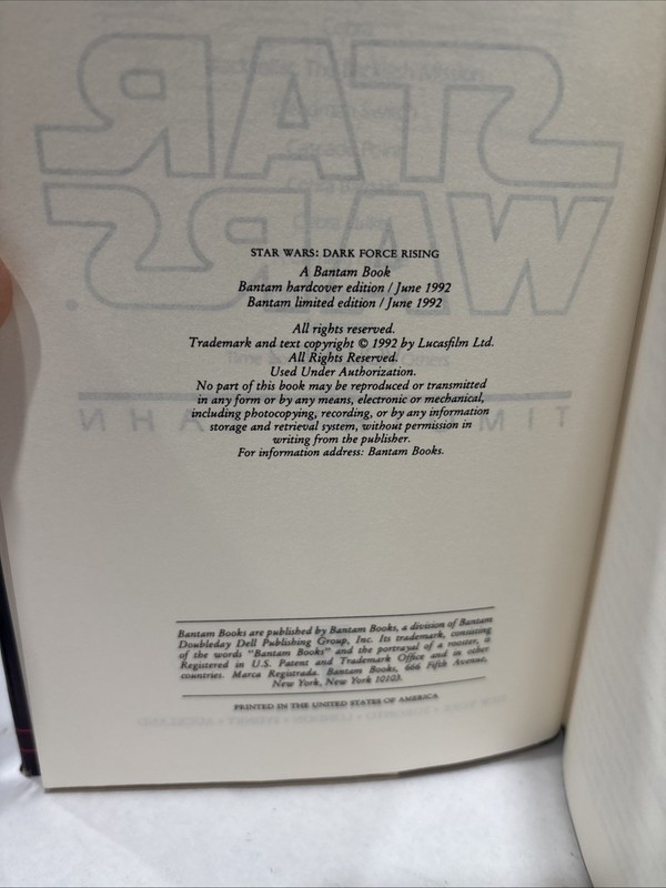 Complete Set Star Wars Thrawn Trilogy Timothy Zahn Hardcover gallery