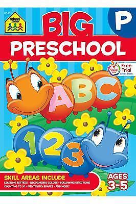 School Zone Big Preschool Workbook: 320 Pages, Toddler, Pre-K, ABCs, Alphabet, B