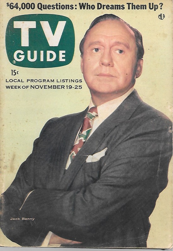 1955 TV Guide November 19 – Jack Benny; Peggy King; Rosemary De Camp;