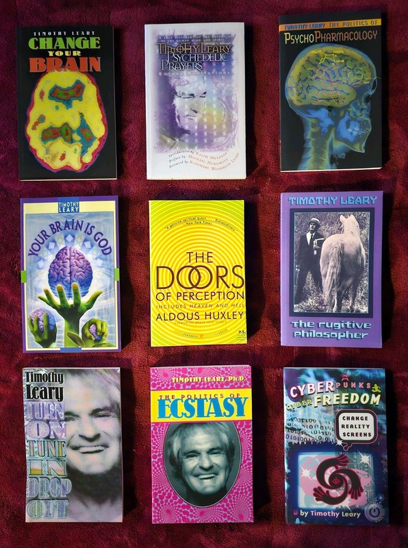 10 book Timothy Leary Aldous Huxley lot LSD Doors of Perception Psychedelic