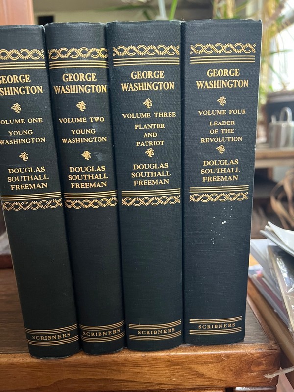 Douglas Southall Freeman’s 4 Volume Biography GEORGE WASHINGTON , «A»* First Ed,
