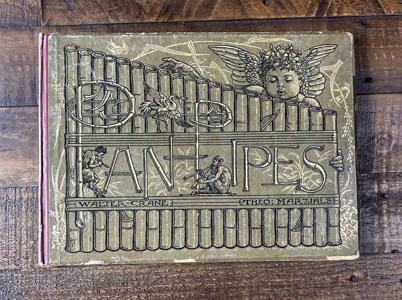 Pan Pipes:A Book of Old Songs Theo. Marzials: Accompaniments 2nd Ed Walter Crane