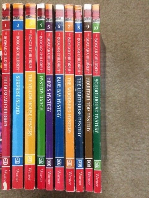 The Boxcar Children Series 1-10 Set Warner 1 2 3 4 5 6 7 8 9 10 lot gallery