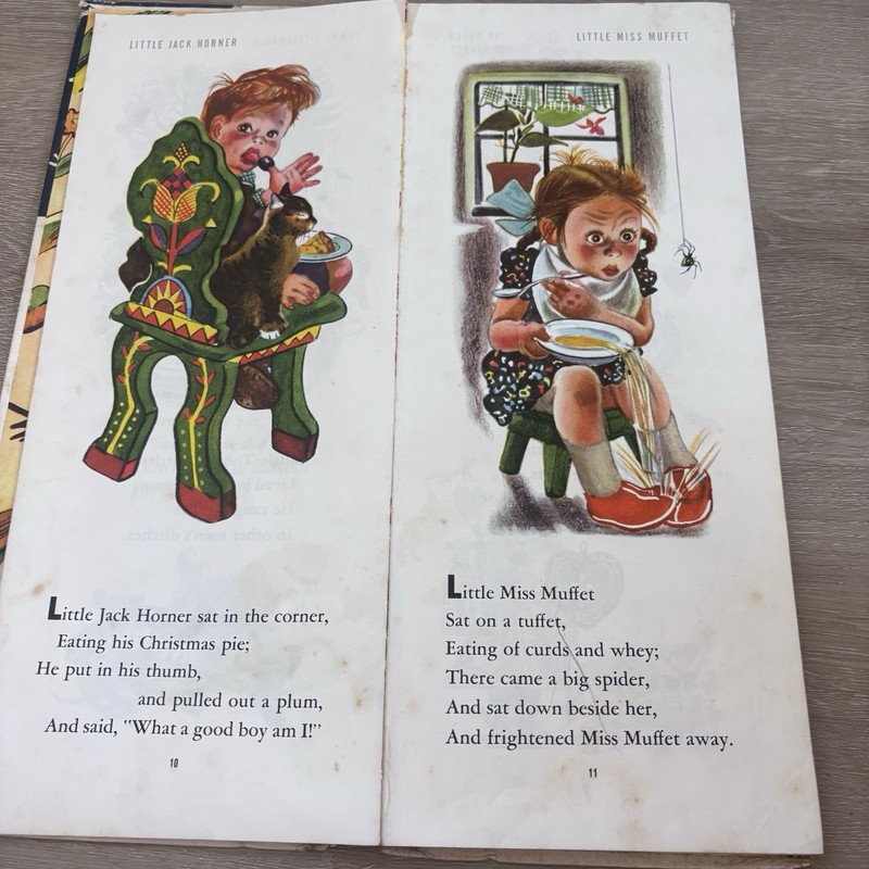 The Tall Book of Mother Goose Hardcover Illustrated Feodor Rojankovsky 1942 READ gallery