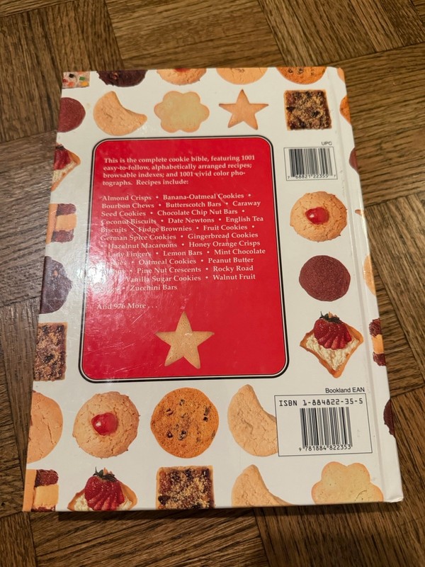1001 Cookie Recipes by Gregg R. Gillespie (1995, Hardcover) Vintage Cookbook gallery