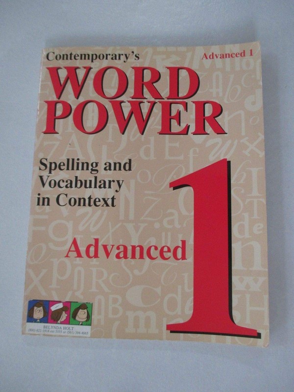 Contemporary’s Word Power: Advanced 1 : Spelling and Vocabulary
