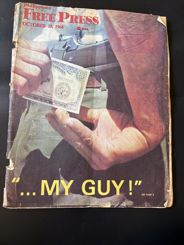 Free Press Magazine Philippines October 19, 1968 “…MY GUY!”