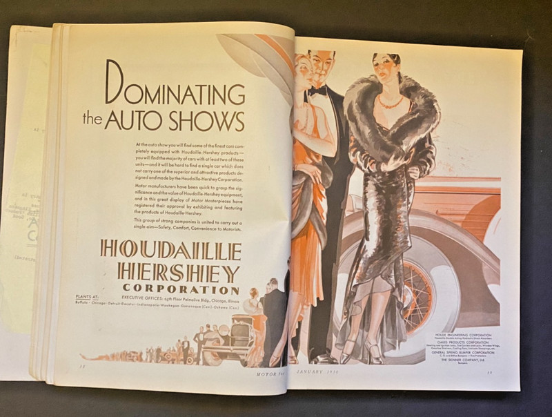 MOTOR MAGAZINE ANNUAL - Jan 1930 - Antique Auto Ads, Pierce-Arrow, Marmon, Nash gallery