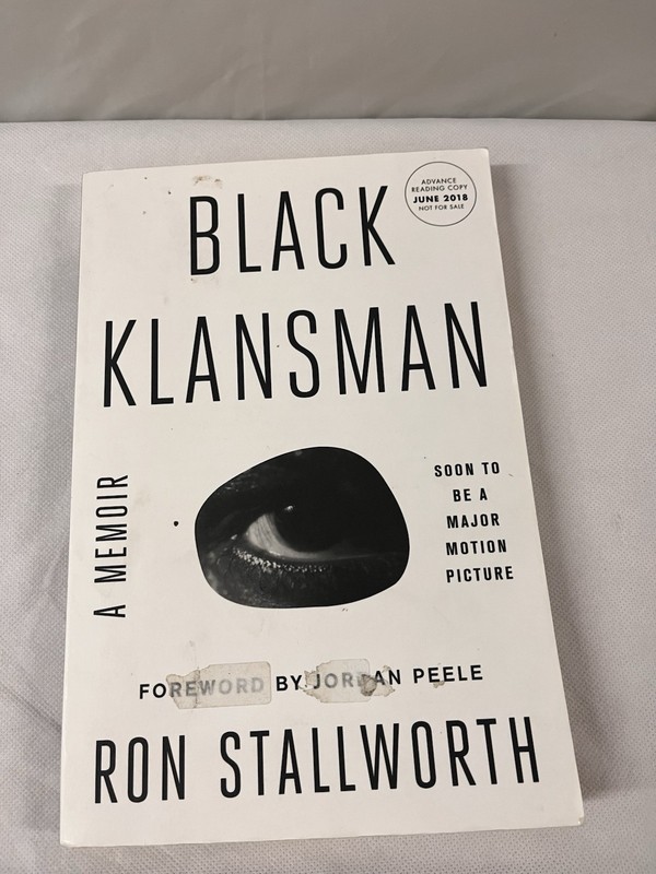 Black Klansman Ron Stallworth 1st Edition Hardcover Memoir Book