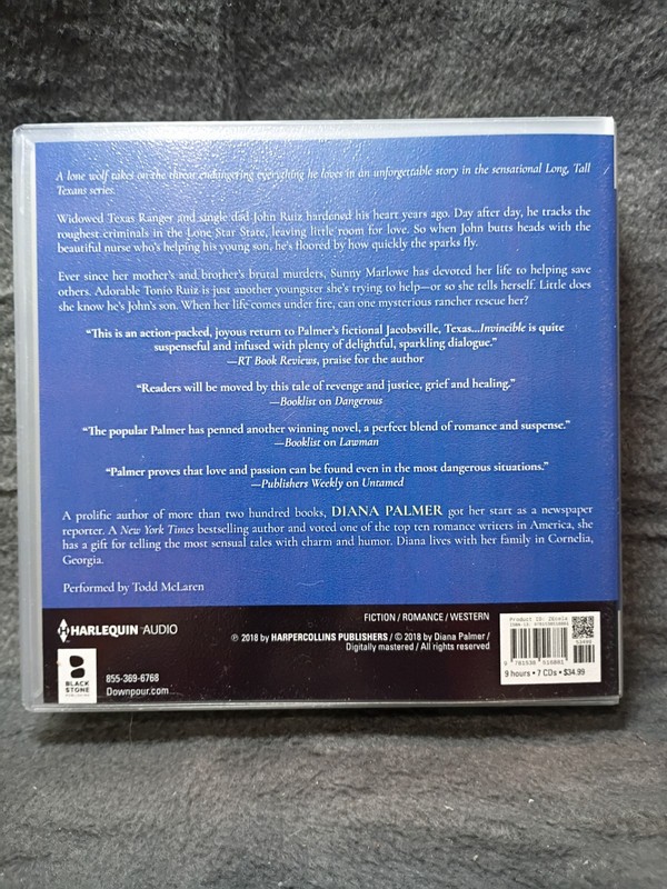 AUDIOBOOK CD 'Unbridled' by Diana Palmer Unabridged 7 discs Harlequin Audio gallery