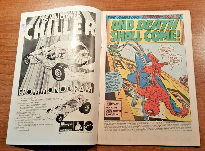 Amazing Spider-Man #90 ( Marvel 1970) VFN (8.0) Death of Captain Stacy gallery