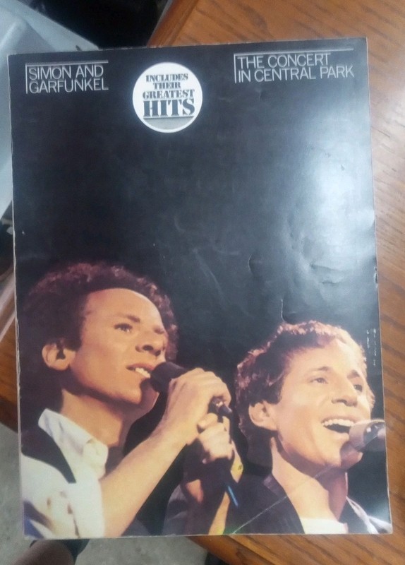 Concert in Central Park 1992 Simon & Garfunkel SONGBOOK Book Chords