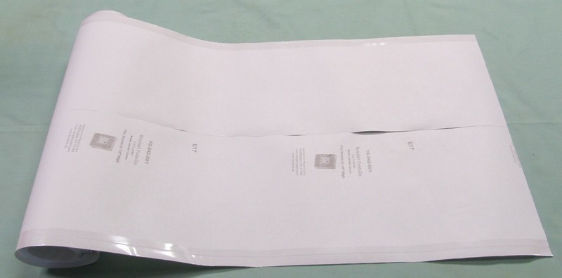 5 YD 9″ Brodart Fold-On Book Jacket Covers ADJUSTABLE Clear Mylar