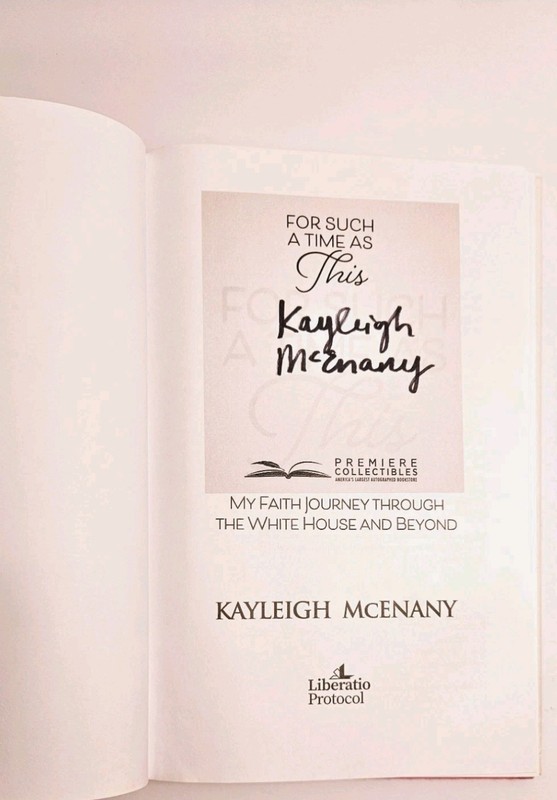 Kayleigh McEnany Signed Hardcover For Such a Time As This 2021 Post Hill Press gallery