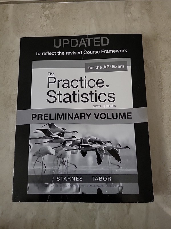 UPDATED – The Practice of Statistics, Preliminary Volume 6th Edition See Descrip