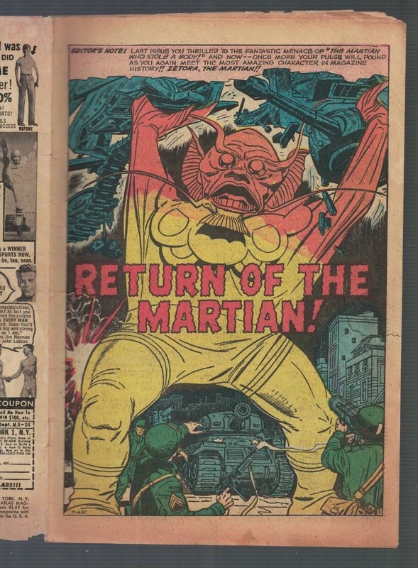 Marvel Comics Journey Into Mystery 58 3.0 G/VG 1960 Pre superheores RRO gallery