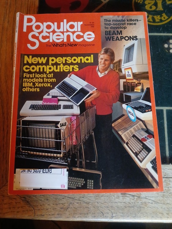 Popular Science Nov 1981 vintage how to magazine New personal computers