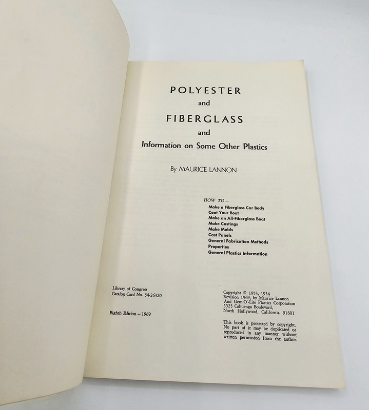 Vintage Handbook Polyester and Fiberglass & Information on Some Other Plastics gallery