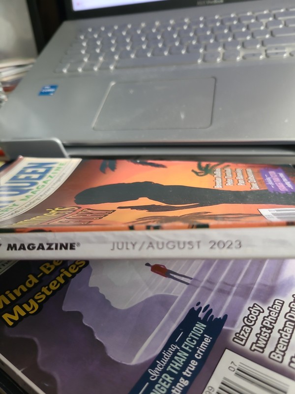Ellery Queen Mystery Summer's Fury Black Mask July/August 2023 gallery
