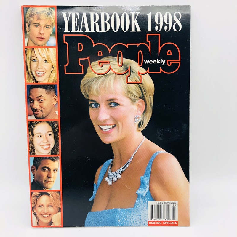 People Weekly 1998 Yearbook Princess Diana Hanson Versace Time Inc B6