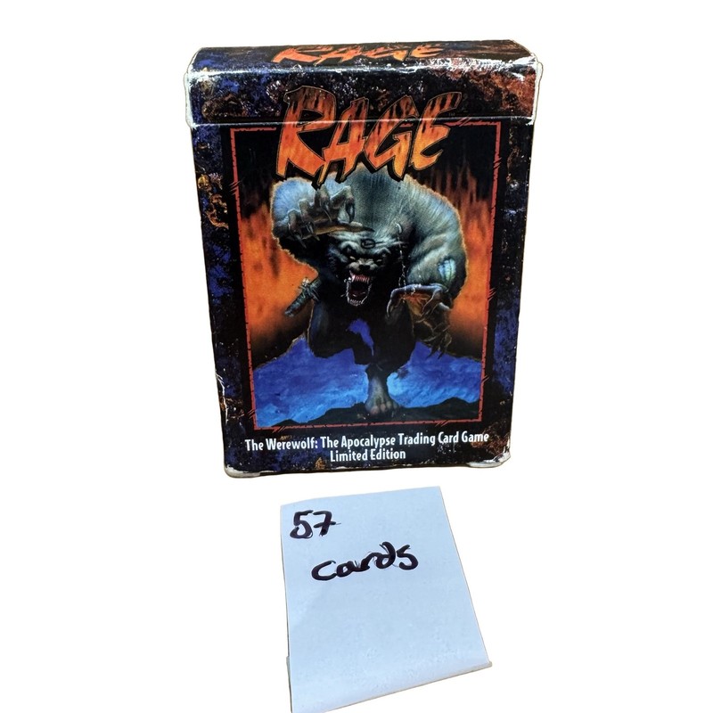 White Wolf Rage: Werewolf Apocalypse TCG 1995 Limited Edition Starter Deck 3900