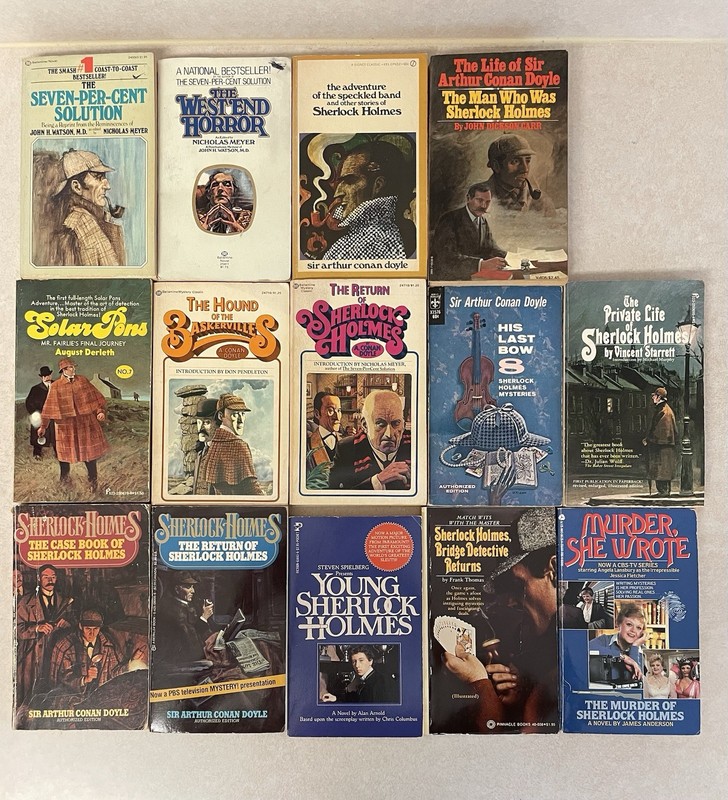 Lot of 14 Sherlock Holmes Books PB Various Authors Nicholas Meyer Doyle Starrett