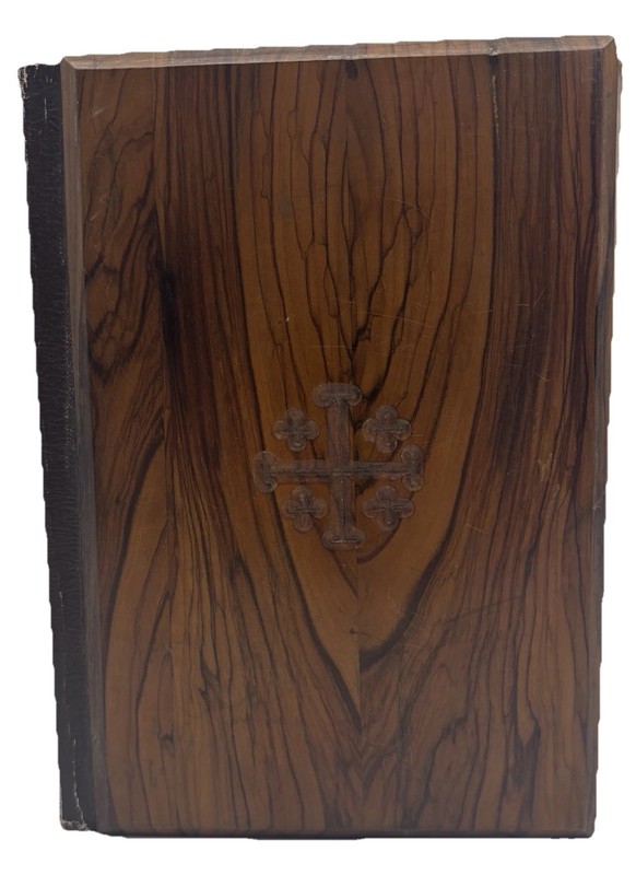 Jerusalem KJV Holy Bible Old And New Testament with Olive Wood Cover Collins